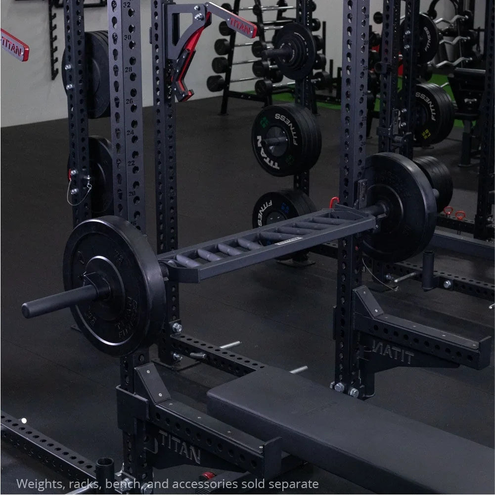 Swiss/Football Olympic Angled Barbell Hybrid Fitness V3, Rackable Multi-Grip 1,900 Bar LB, Titan Rated