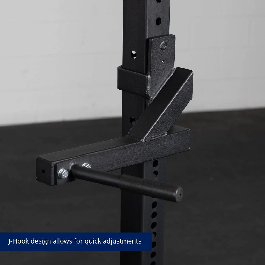 Fits 3” Capacity, Dip Attachment, design LB X 880 Rack Dip Series Tubular Steel Bars, Fitness Mounted J-Hook Titan 3” X-3