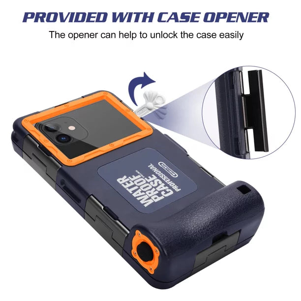 for all Case Waterproof Diving 6.9 [15m/50ft] LCD Phones P20 Up lite with Swimming Underwater Photo Video UrbanX Lanyard Professional Inch Surfing Snorkeling Protective Housing And to