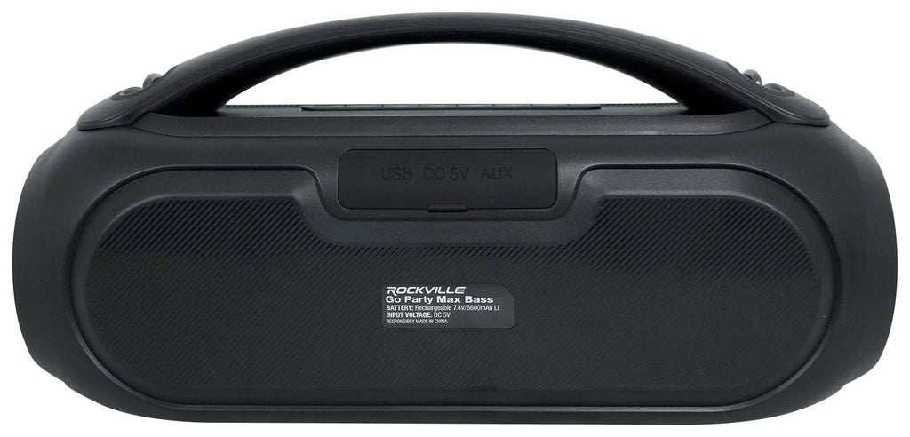 Portable MAX Bluetooth w/Wireless Speakers PARTY GO Rockville Link LED (2) BASS