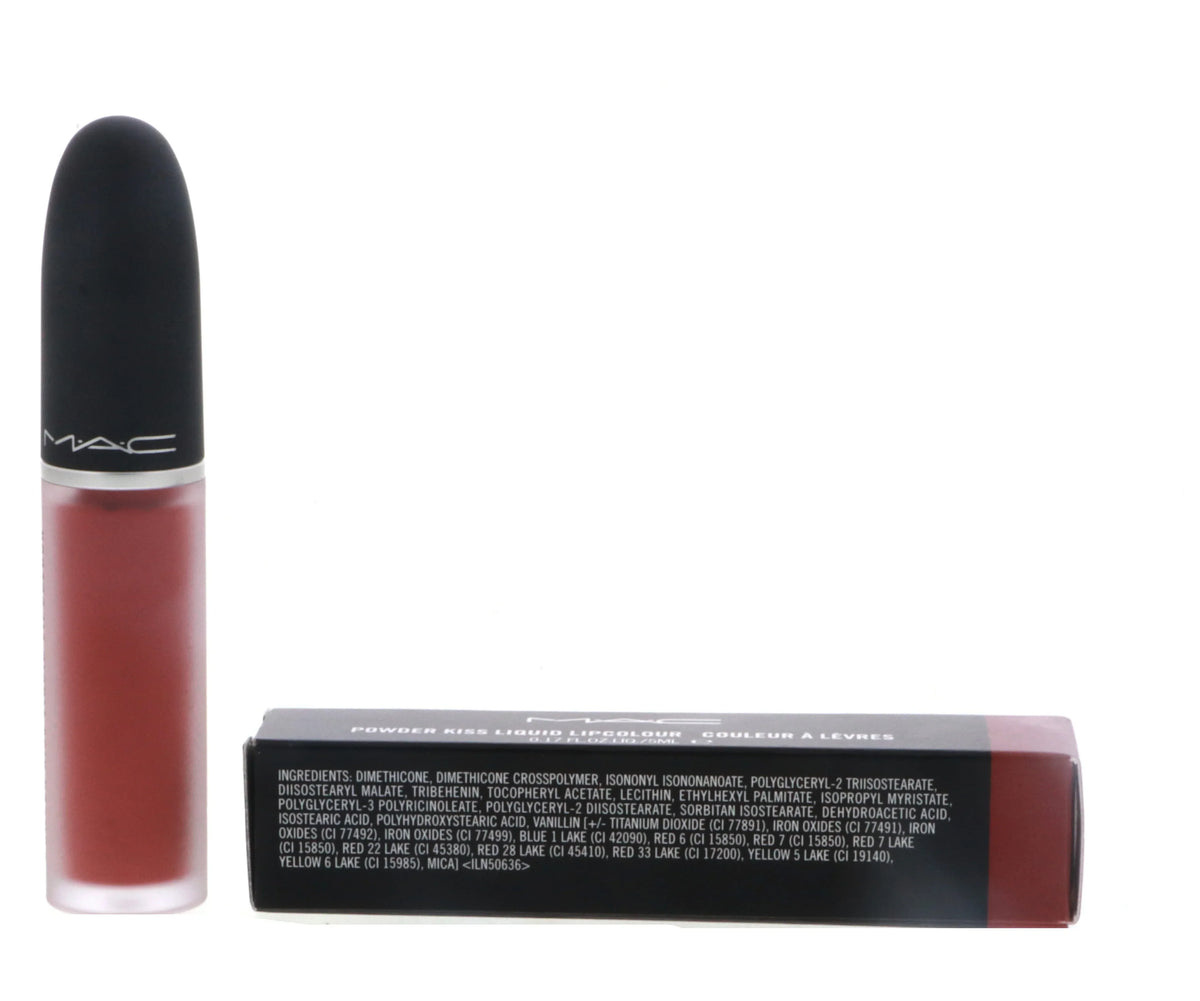 Lipstick Powder Lipcolor by MAC, 989 oz - MAC Over It Mull .17 Kiss Liquid