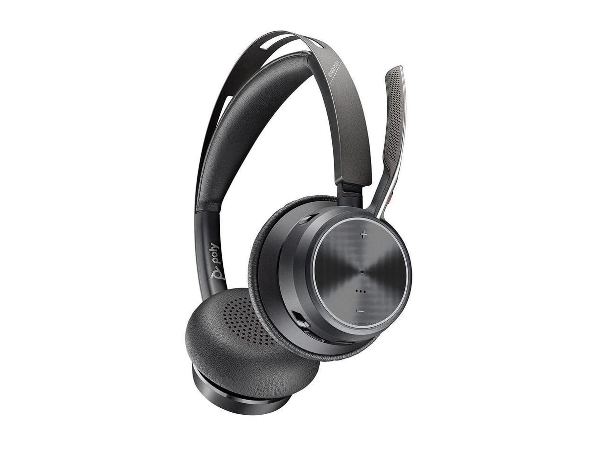 On-ear Wired/Wireless kHz Stand Binaura... - 20 Poly 20 Hz Voyager Type Stereo Focus Assistant, Microsoft Siri Headset - - 298.6 USB C - - ft - - - - Charge 2-M Certified - With Bluetooth Teams
