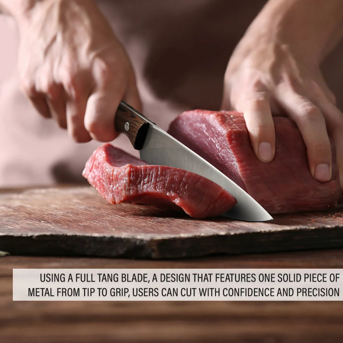 Chef Knife Deco Kitchen Wood Shears More Chef Cleaver Piece Set Handles Knife 16 and Kitchen
