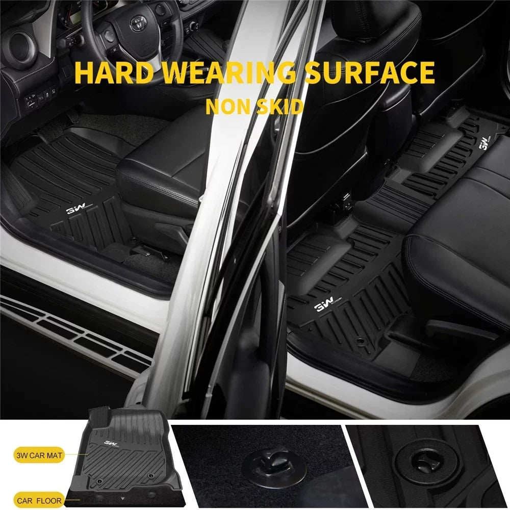 Liner Floor &Trunk mats 4-Door,Black - Jeep Liners Logo Floor All Jeep with JL for Mats&Cargo 3W climate Wrangler 2018-2021 for White Wrangler subwoofer Unlimited JL