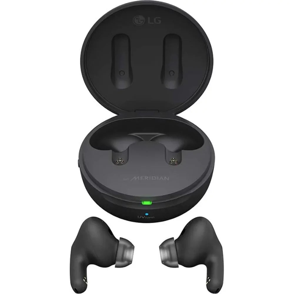 Box Earbuds, True FP7C Free Active Noise Open LG Wireless TONE UVnano Black Cancellation