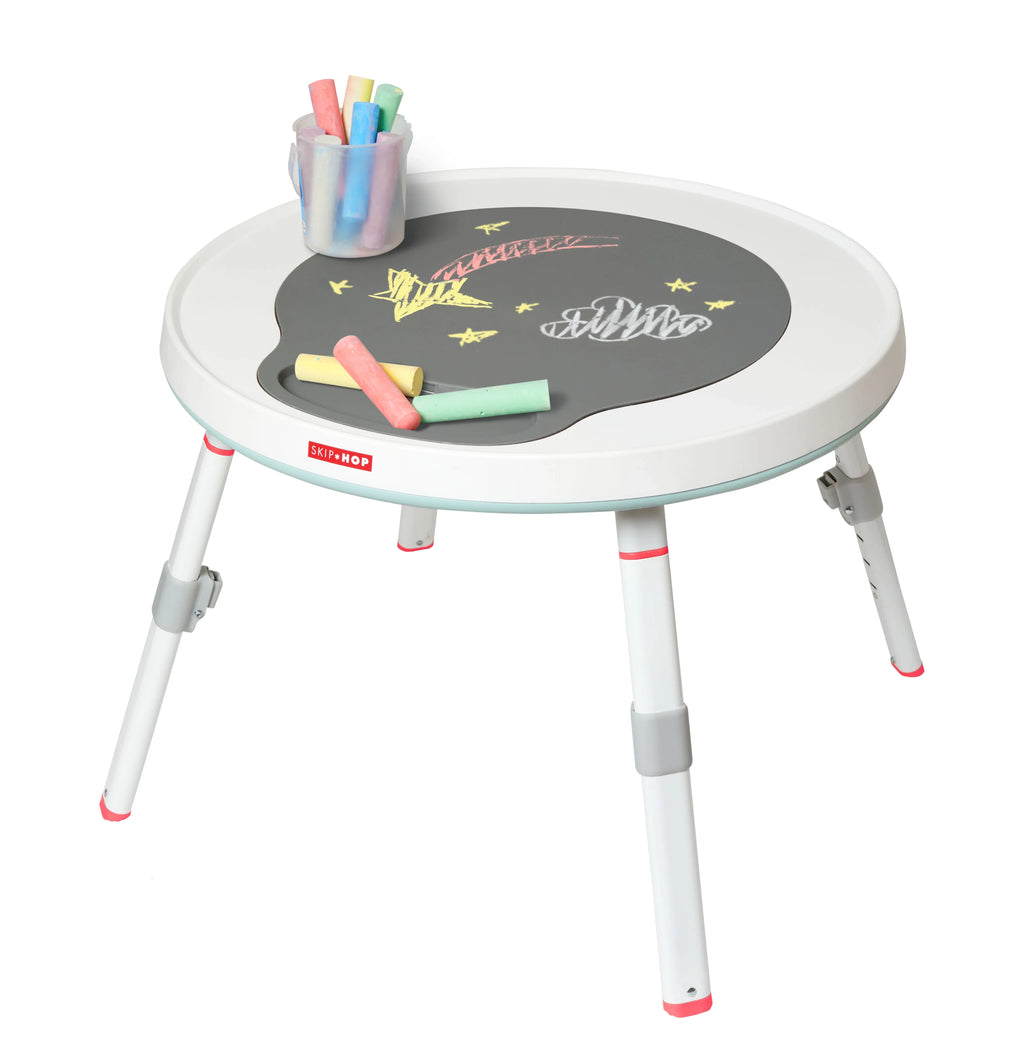 Silver Hop Play Functionality, Lining with 4mo+, 3-Stage Baby Activity Center: Cloud Center Grow-with-Me Skip Interactive