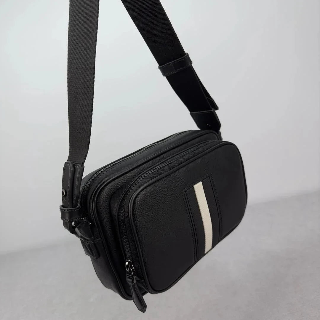 Bag Bag Bag Business Commuter Chest Men's Genuine Luxury Casual Crossbody High Shoulder Bag Leather design Shoulder B grade