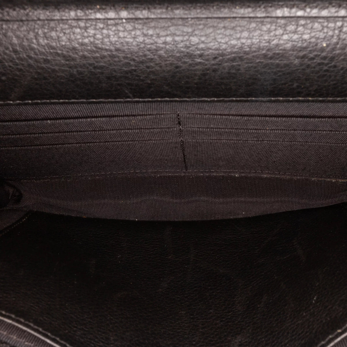 Bag Crossbody (Good) Authenticated on Chain Leather Studded Wallet Calf Black Unisex Pre-Owned