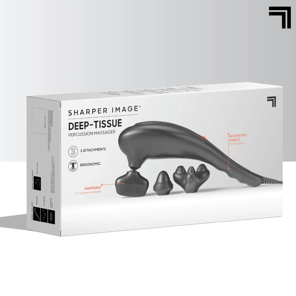 and and with Kneading Interchangeable Back Relaxation and with Sensation, Massage Heads, Soothing Personal Nodes for Heat, Neck Sharper Swappable Massager Image® Calming Deep-Tissue