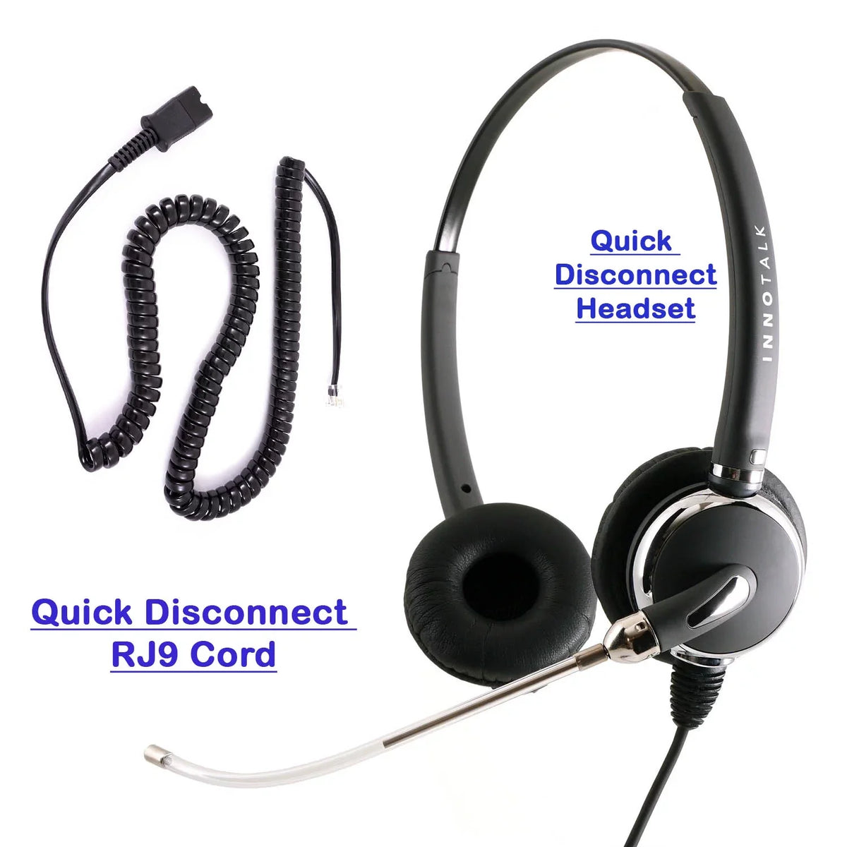 Headset Headset Phone Cisco Cisco with Headset Desk Tube Mic RJ9 Binaural Adapter Voice - for