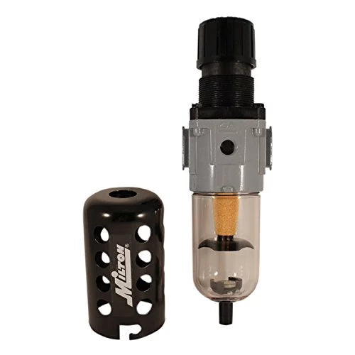 Milton NPT Regulator Piggyback 0.37 Filter 1110-5 Polycarbonate in.