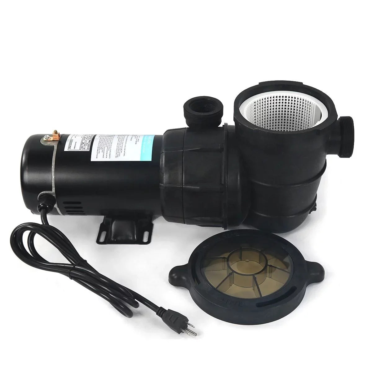 Swimming Filter 2-Speed 2" Basket Spa Self Ground 1.5 XtremepowerUS HP Variable Pump Pool Above Strainer Prime