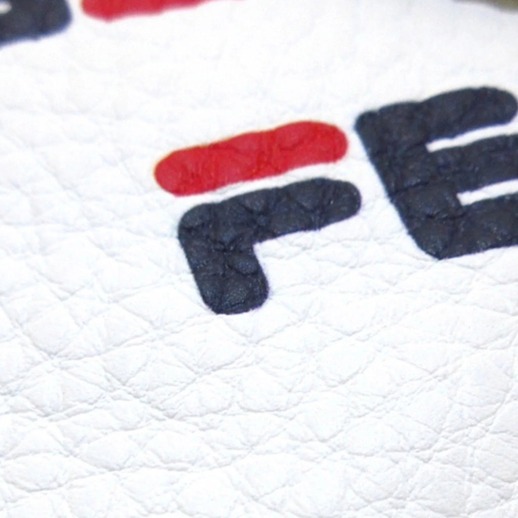 Shoulder Baguette Unisex White Authenticated Fila Calf Bag (Good) Leather Mania Fendi Pre-Owned Beaded
