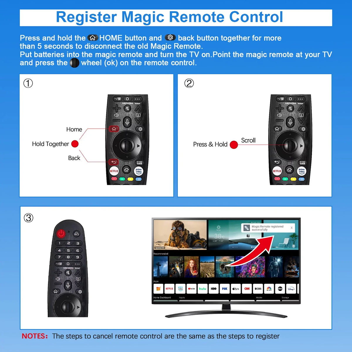 Voice Prime OLED Replacement Pointer Video Keys, QNED Netflix 8K Control Remote /Alexa, 4K Hot AN-MR20GA Function NanoCell and New with LG UHD for Models Magic