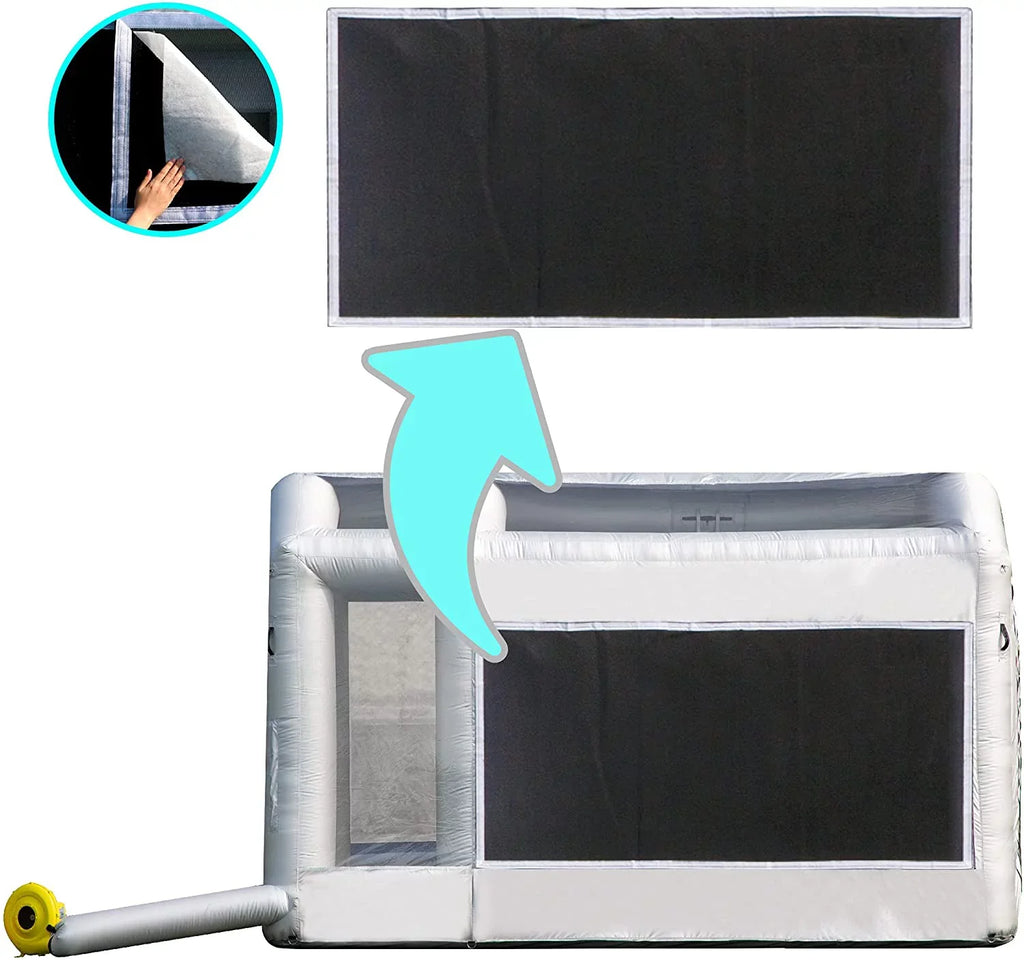 Filters + Booth Filters OZIS Paint Booth, Only -This Filter Filters) to OZIS No Primary Inflatable Booth 2 Applies Carbon Activated (2 Replacement Paint Other