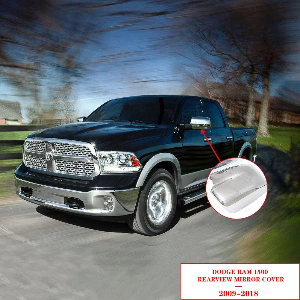 Covers 2009-2018 Mirror Hole Without Rear View 1500 Signal NINTE Turn Dodge RAM for Side