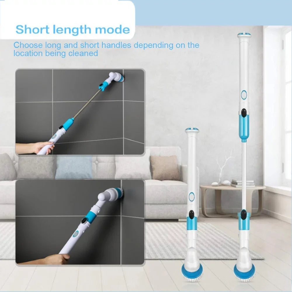 Scrubber Scrubber Floor Spin Brush AYMZ Power Electric Cordless Cleaning for Bathroom Shower