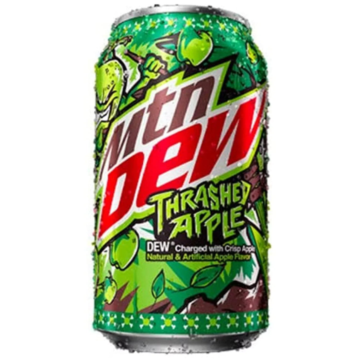 12 Can, Dew Fl 12 Count Thrashed New Oz Mtn