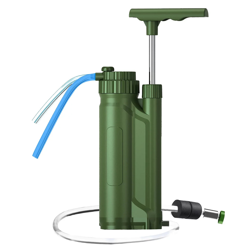 Camping Hiking GoolRC Pump System Filter Portable Gear Preparedness Survial Travel Purification for
