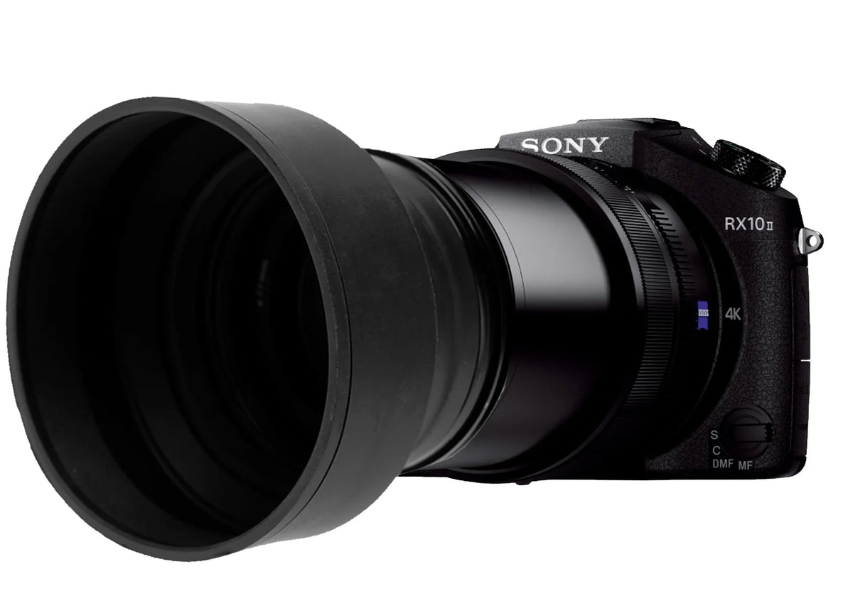 Digital Collapsible Adapter) Design) DMC-LX10 Lumix / Panasonic (Rubber Hood (Includes Lens Filter Hood