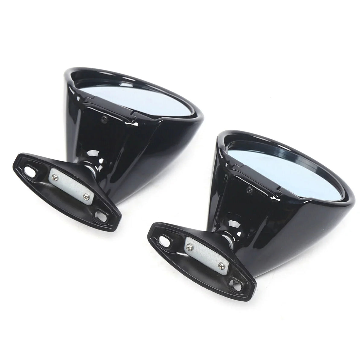 Universal Side Door Mirror & Pair Classic Car Wing View 1 Mirror Gasket Rear Plane