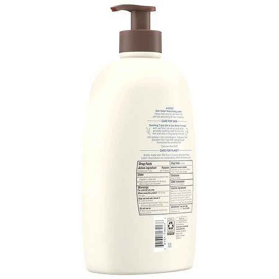 Lotion Skin fl Dry Skin 33.0 Relief Aveeno Moisturizing oz Very Fragrance-Free for
