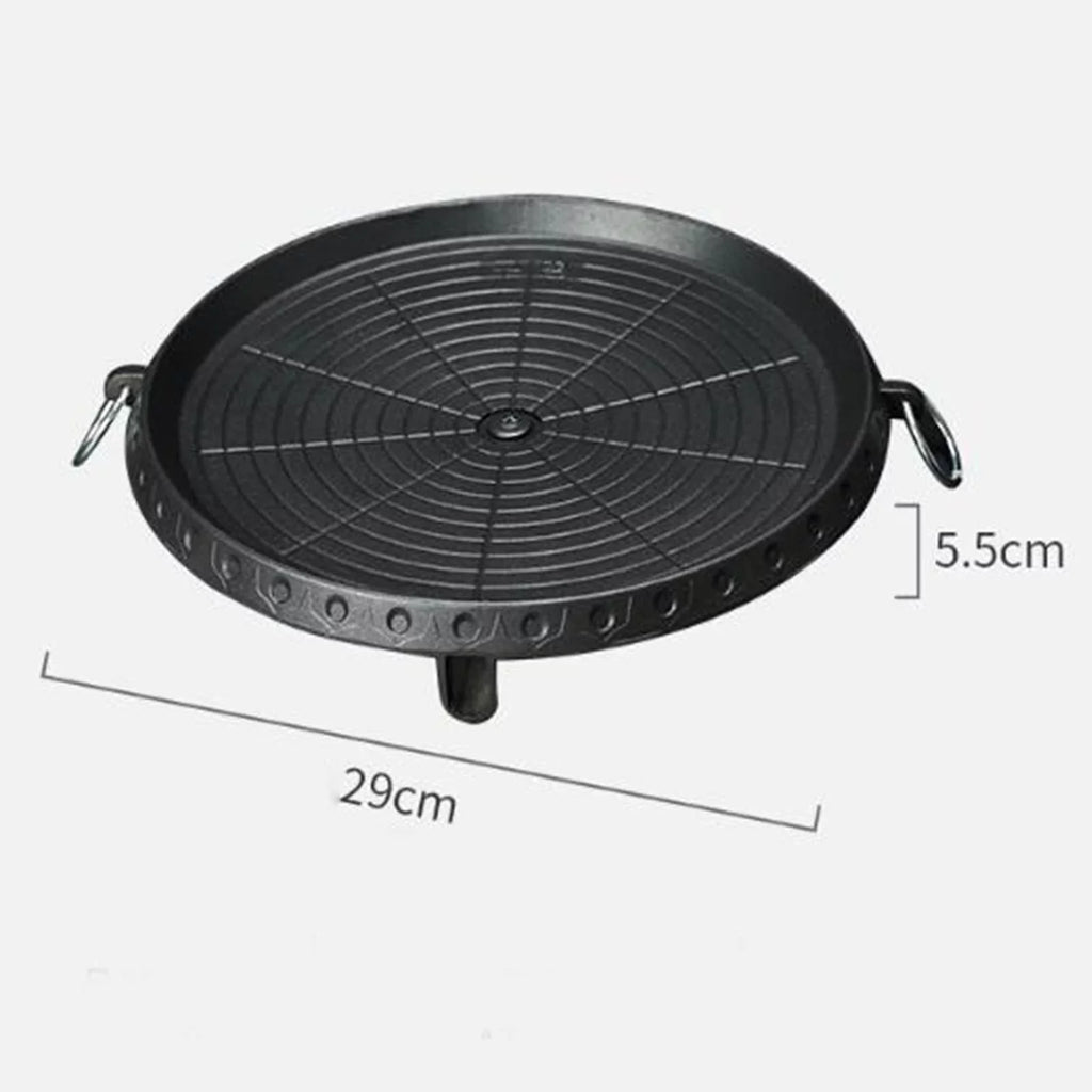 Lightweight Camping Household Frying Induction Picnic Grill Smokeless BBQ Tray Pan Portable exterior Indoor