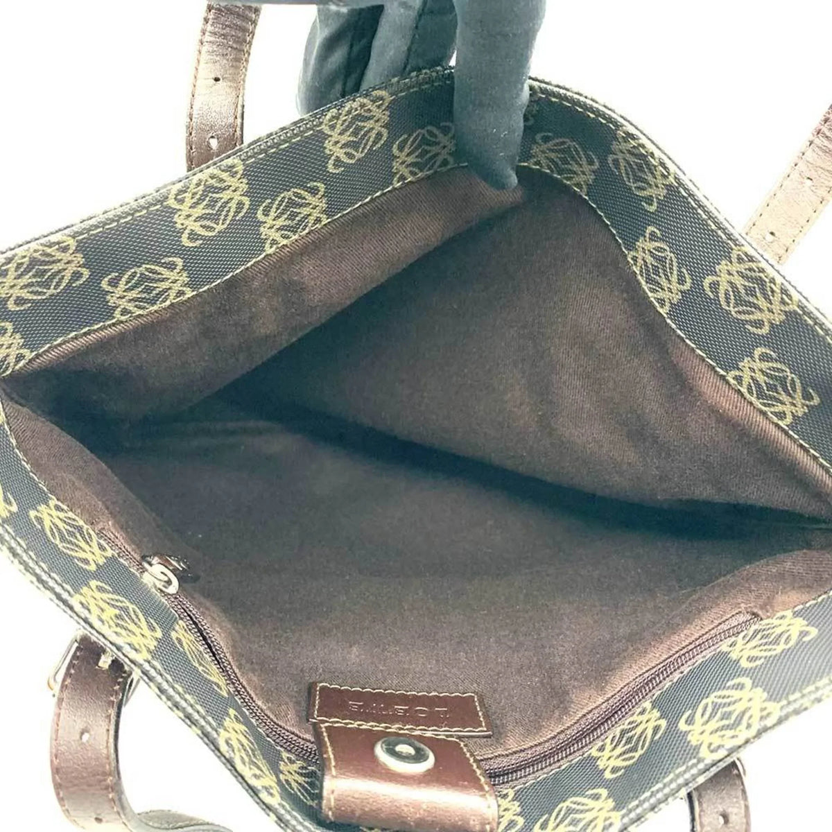 (Good) Pre-Owned x Gray Bag Tote Brown LOEWE Anagram