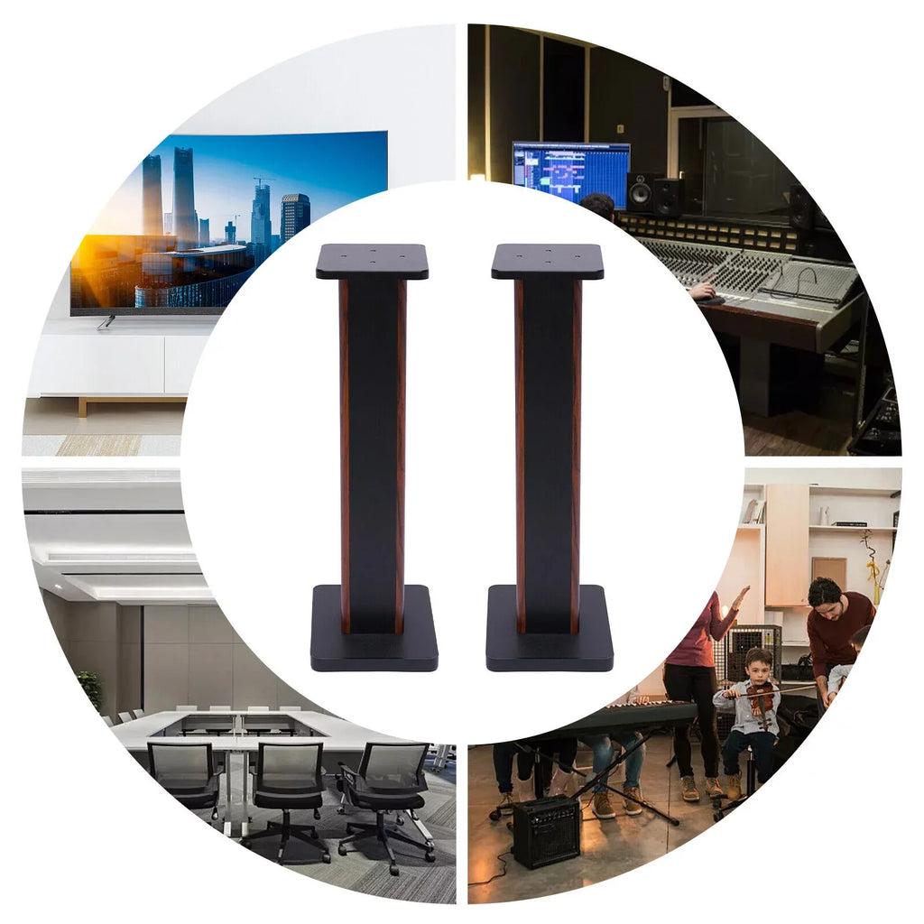 Speaker Home 2x28" Holder Studio Monitor Speaker Theater Multimedia Stands Stand