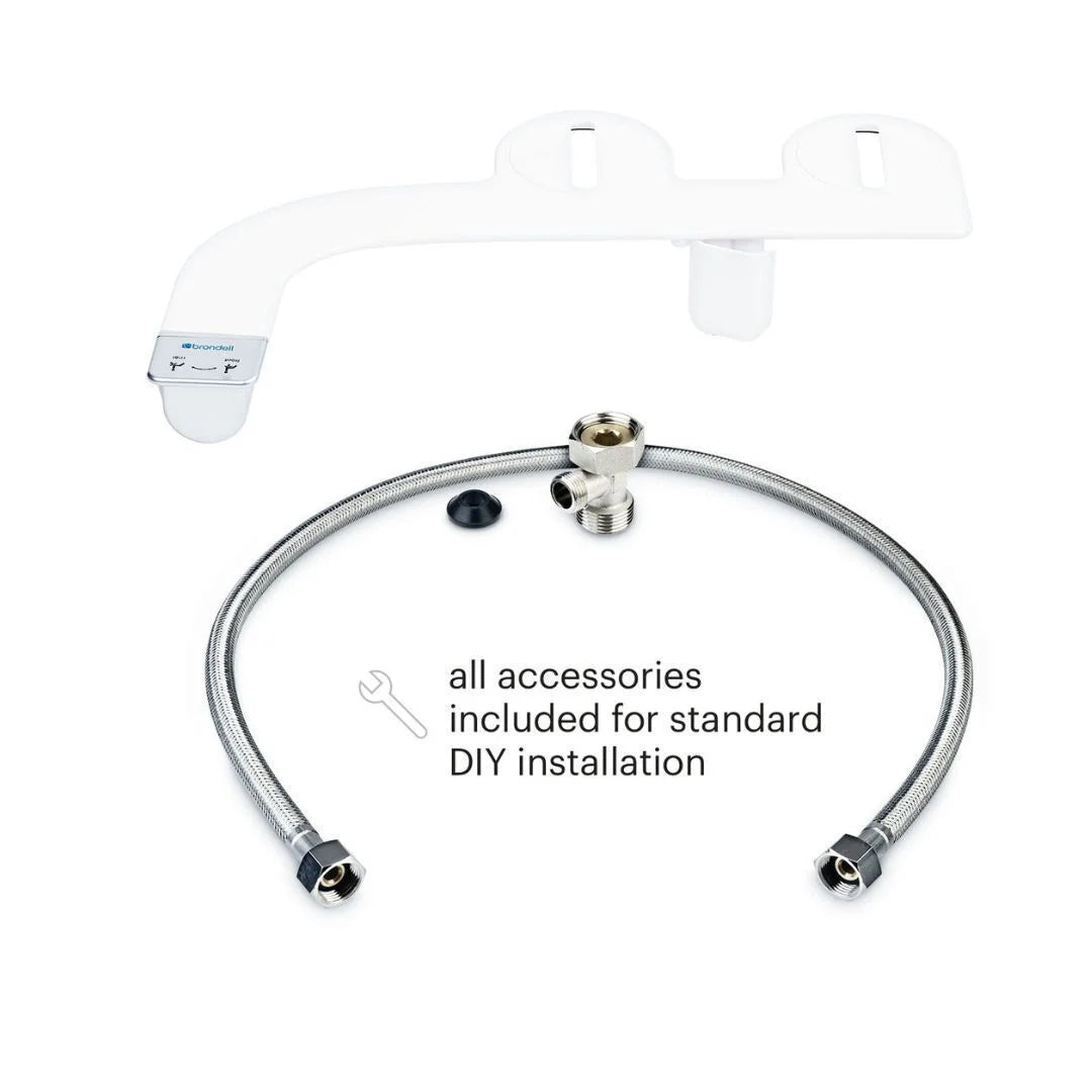 White Universal System Brondell Bidet SimpleSpa