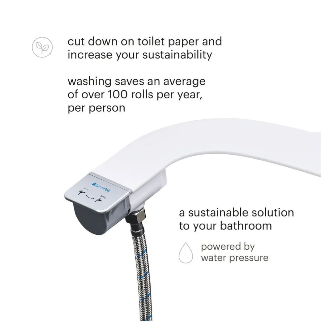 White Universal System Brondell Bidet SimpleSpa