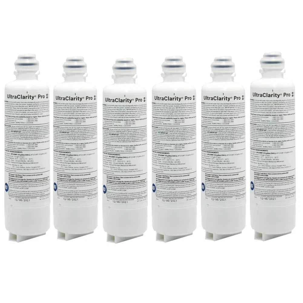 Refrigerator 6 Pcs liquid Ultra compatibility Bosch Clarity BORPLFTR50 Filter,High Pro