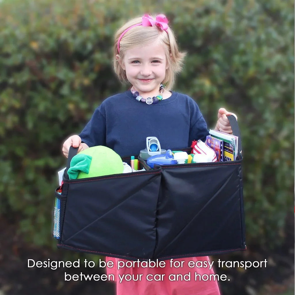 Great Maps, More Front/Backseat 8 with Lusso for and for Compartments Tissues, Car Toys, Games Magazines, Organizer Black Kids Storage Books, Gear Stitching Adults, Seat Featuring Documents,