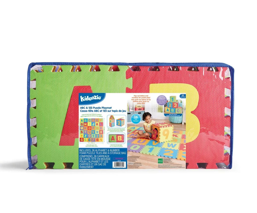 for Bag Toddler ABC 12m+ Ages & Puzzle Kidoozie with 123 Playmat, Storage Foam Preschooler, or Playmat