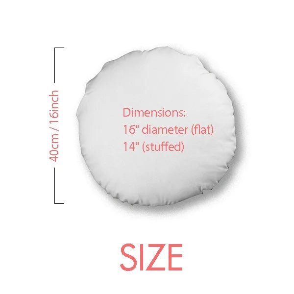 Throw Makeup Flag Facial Denmark Round Cushion Pillow Home Decoration Cap Head