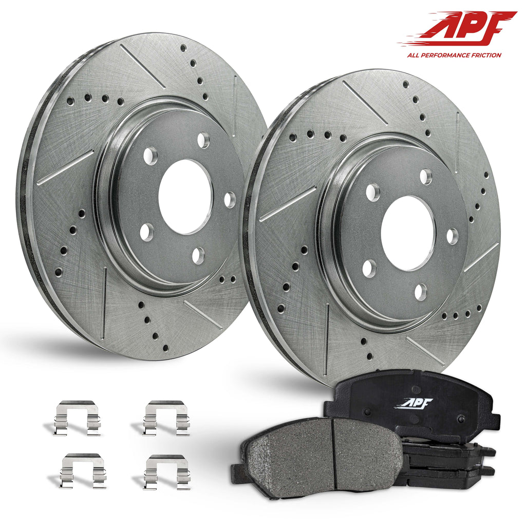 '+ 4WD 2003-2011 Front Brake Zinc for Pads Drill/Slot Ceramic Ranger Rotors