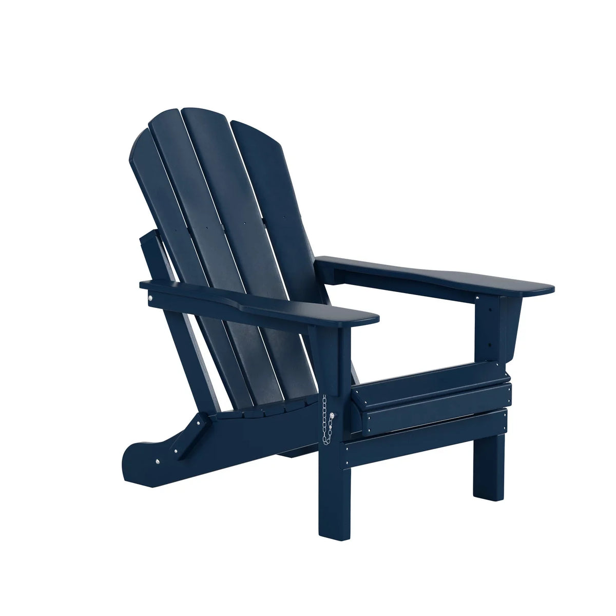 Navy Poly 4), exterior EXTRA (Set Blue Classic Folding PLATINUM Chairs Patio of Adirondack