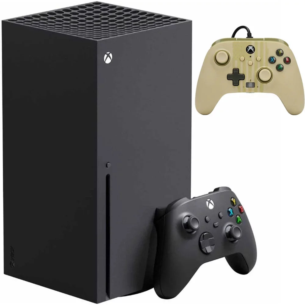 Ops) Wired Xbox SSD Bundle X Enhanced Series (Desert 1TB with Microsoft Controller
