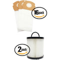 AirSpeed Bag & Cup Eureka Bags DCF-21 Replacement 48 Compatible Vacuum Filter Filter Gold & Vacuum AS 2 Dust AS1001AX Eureka -