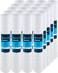SpiroPure SWC-25-20100 String-Wound Filter Polypropylene Cartridge Sediment (Case of 100 liquid Micron SP-CW100-20 20) 20x2.5