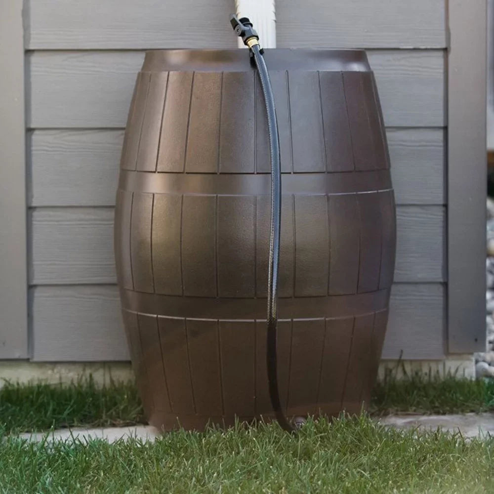 BPA FCMP 50-Gallon liquid Barrel, Rain Brown Free (2 exterior Home Pack)