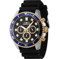 Chronograph Diver Men Black Dial Pro Invicta 46121 Quartz Watch