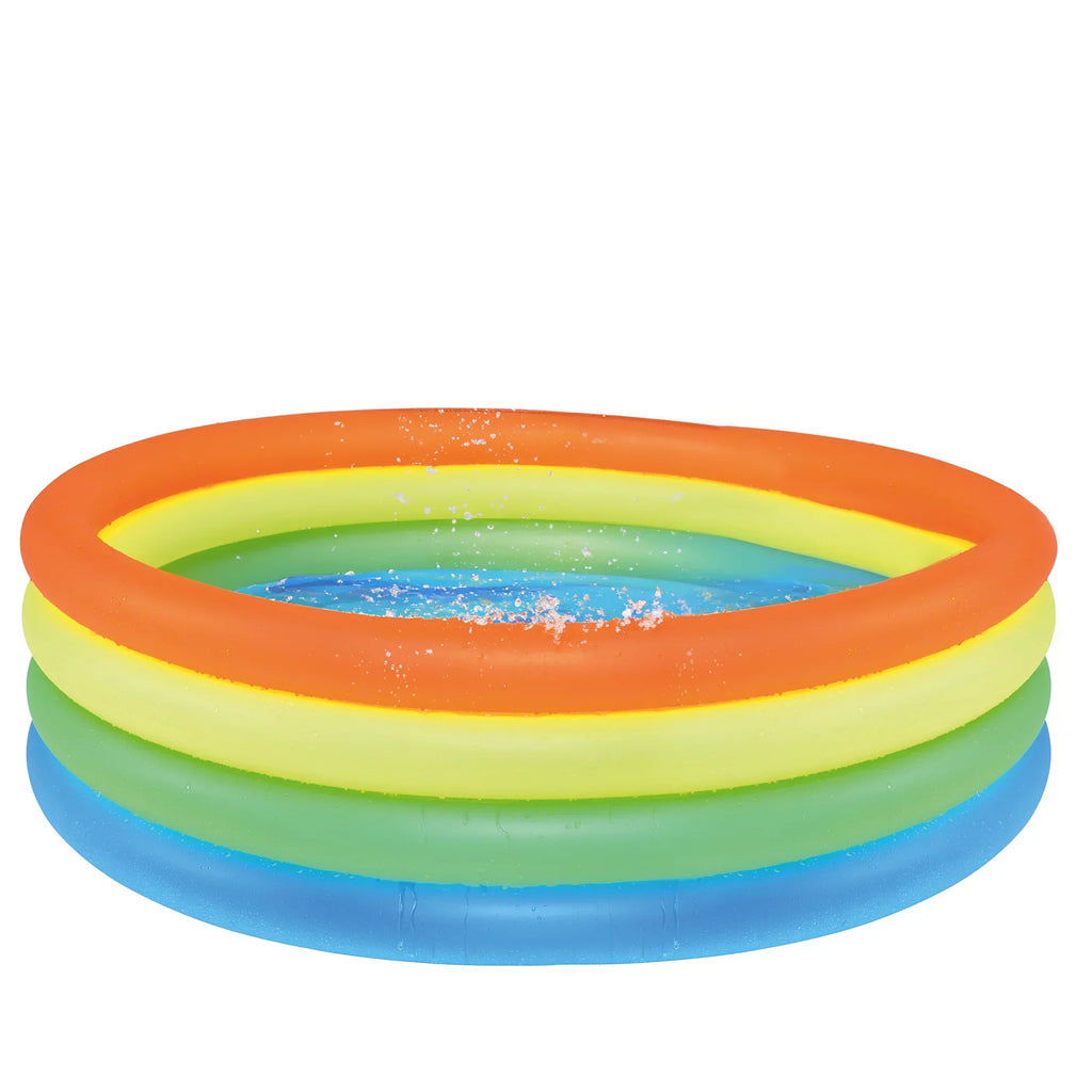 59" Central Vibrantly Pool Colored Children's Swimming Inflatable Pool