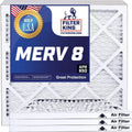 | dimension: Pleated King | | HVAC MERV 36.5x7x1 MADE Actual .75" IN 8 36.5 x 7 4-PACK | USA A/C Filter Air Furnace Filters x Filter