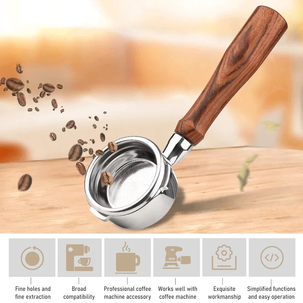 Calphalon Temp Barsetto Cup Ears Replacement 3 58Mm For Ba101 Bottomless Stainless Ba102 Steel Handle Wooden Filter Naked Coffee Iq Basket Portafilter