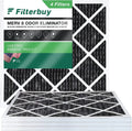 Activated AC Odor Pleated Carbon Filterbuy Filters Air HVAC with 8 MERV Eliminator 12x12x1 Furnace (4-Pack)