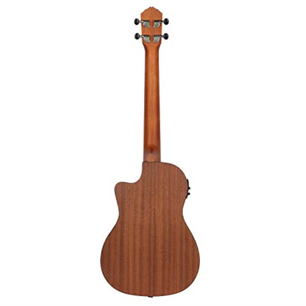 Ukulele Acoustic Electric Ortega Bass Series Bonfire