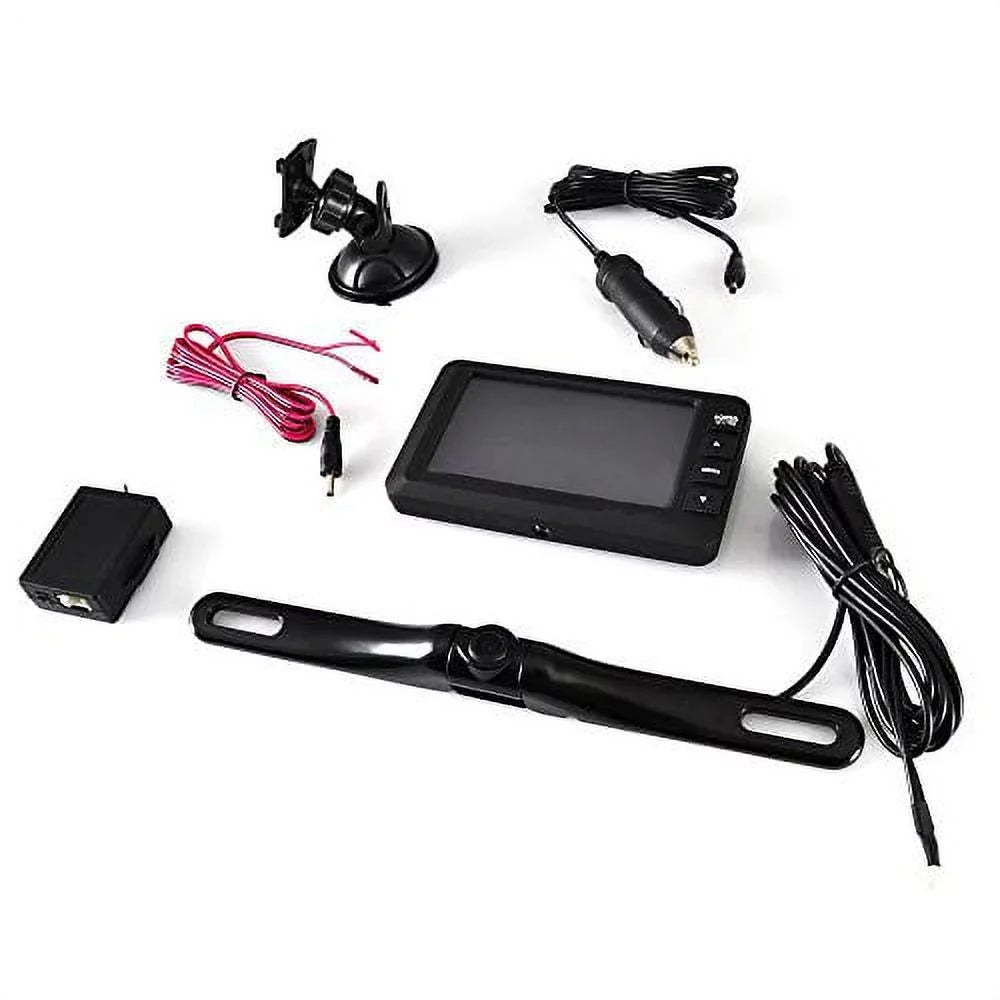 Pyle Waterproof, 4.3 Camera Rearview Wireless Monitor Black Car Backup System Screen M-PLCM4375WIR_0