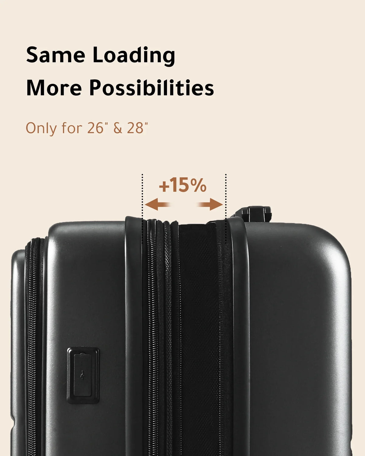 Front Port with Pocket Expandable Carry Suitcase on USB and Luggage, Hardshell LUGGEX