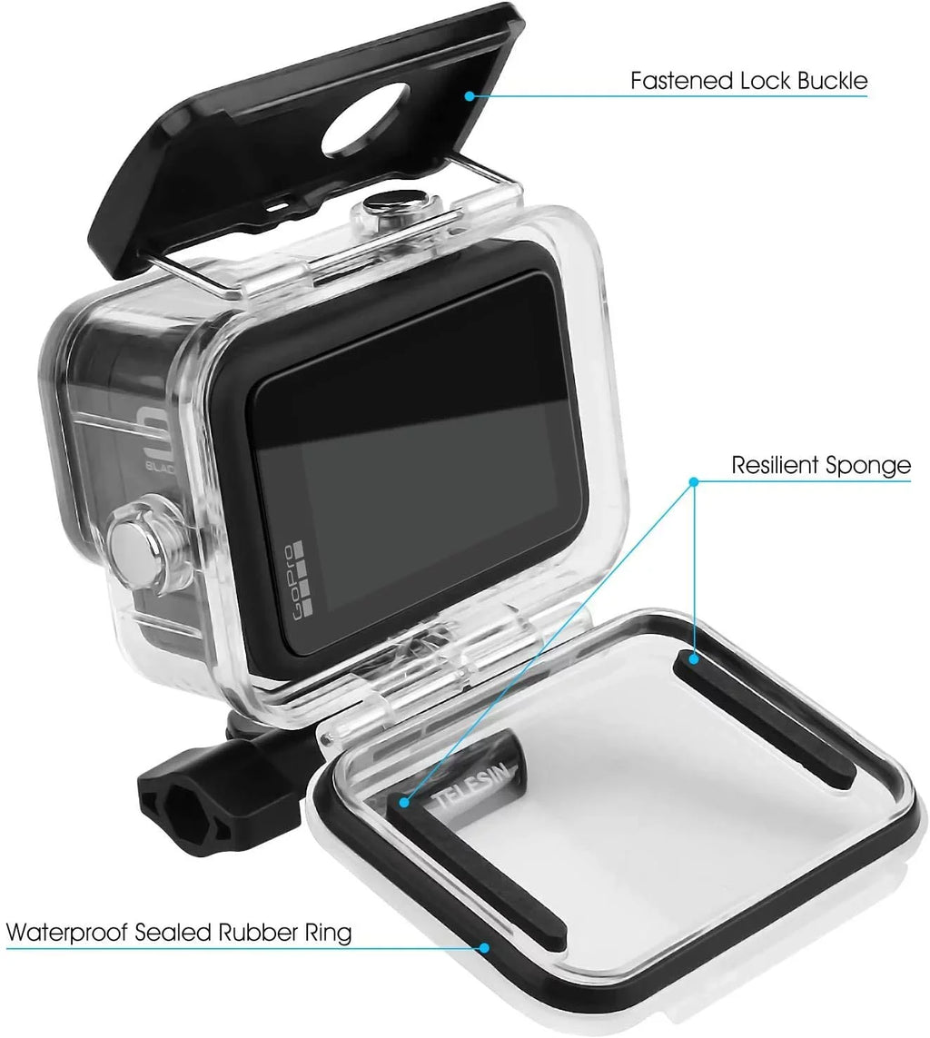 Monopod Housing, with HERO10 Bundle + More HERO9 GoPro HERO11 Accessory Battery,